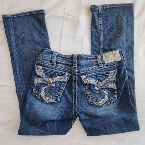Silver Suki Flap Jeans 17" W30/L31